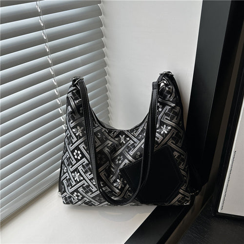 Stylische geometrische Muster Schultertasche Karnz