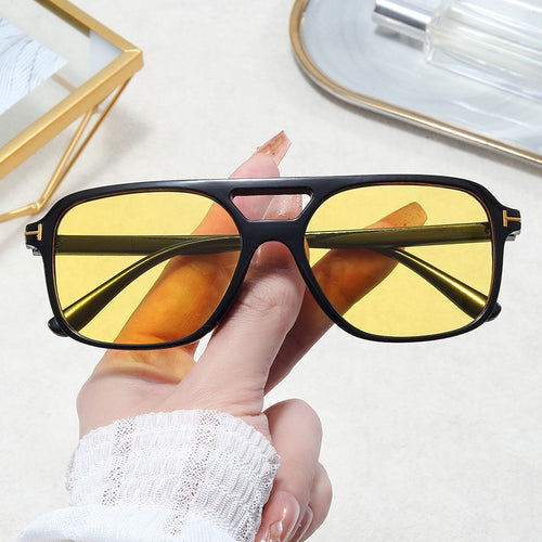 Moderne geometrische Rahmenbrille Karnz