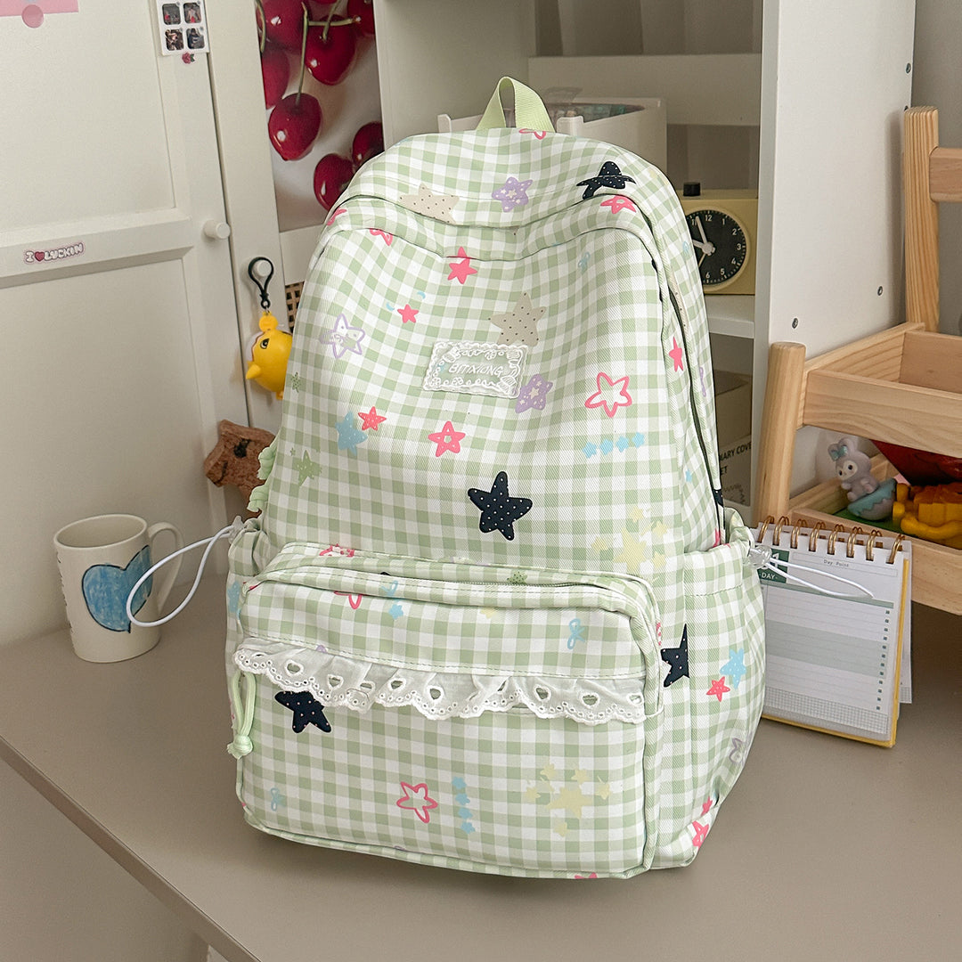 Niedlicher Illustrierter Lässiger Rucksack Karnz