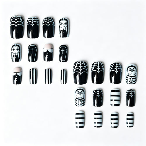 Künstlerisches Halloween Charakter Nagelkunst Set
