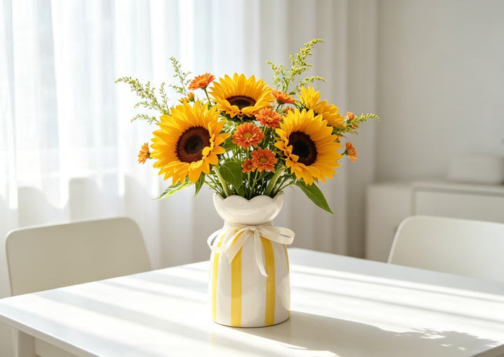 Elegante dekorative Blumenvasen Karnz