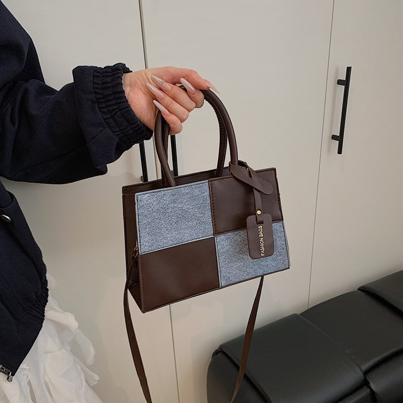 Geometrisch Muster Handtasche Karnz