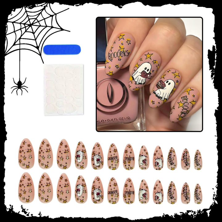 Kunstnagelset mit einzigartigen Spukmotiven Karnz