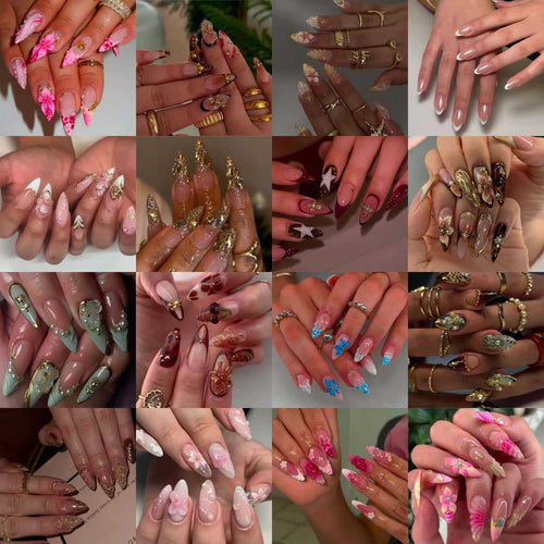Elegante Gel-Nagelkunstverlängerungen Karnz
