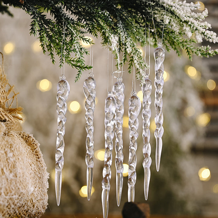 Christbaumbaumzubehör Eiszapfen