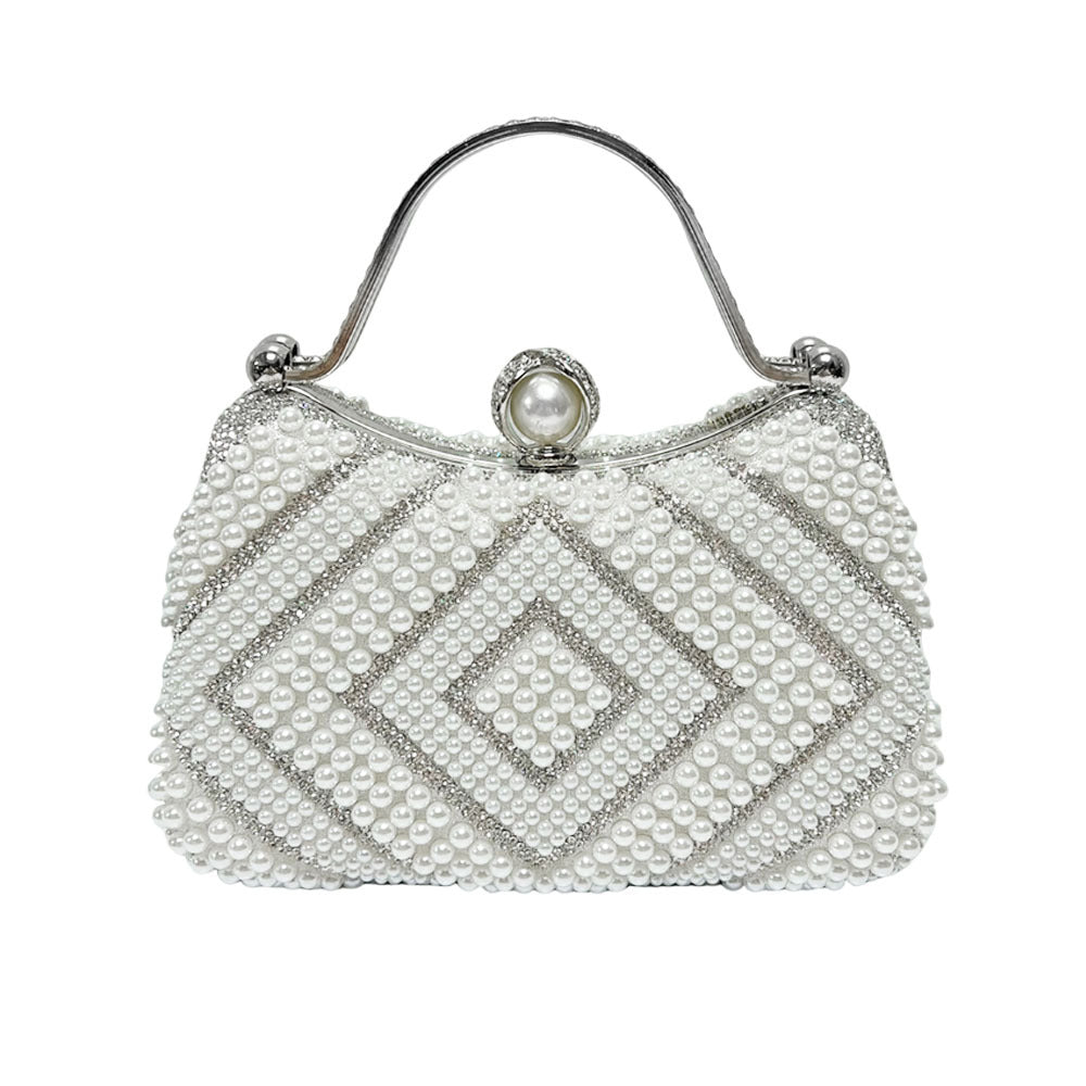 Elegante Perlenhandtasche