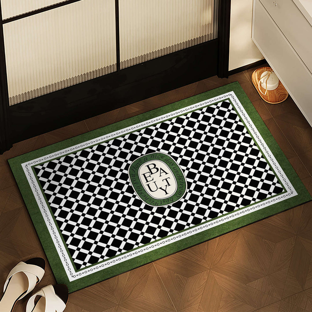 Dekorativer Eingangsbereich Teppich