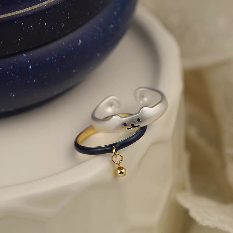 Süßes Tierpfoten-Ring-Set Karnz