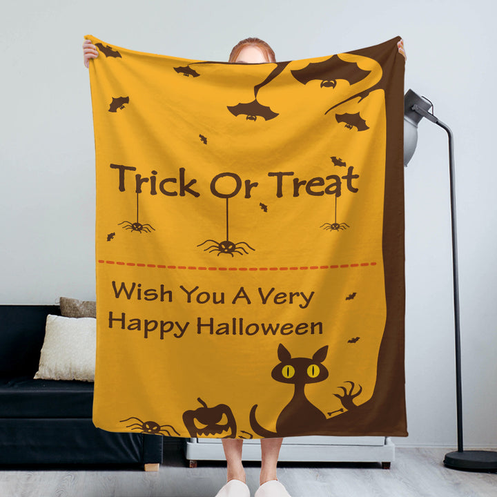 Halloween Themen Fleece Decke Karnz