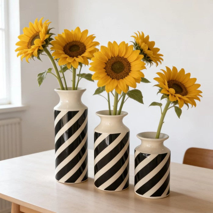 Dekorative Feder Druck Vase Karnz
