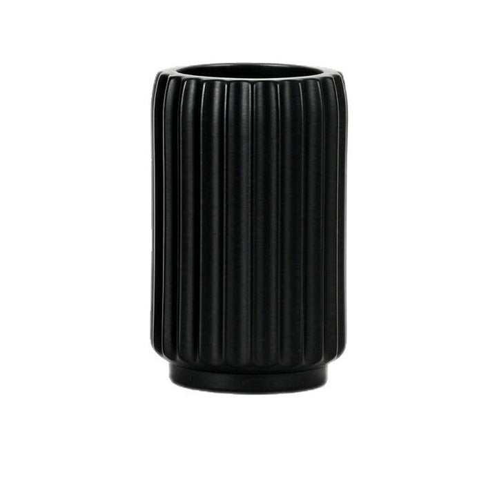 Elegante Fluted Dekorative Bodenvase Karnz