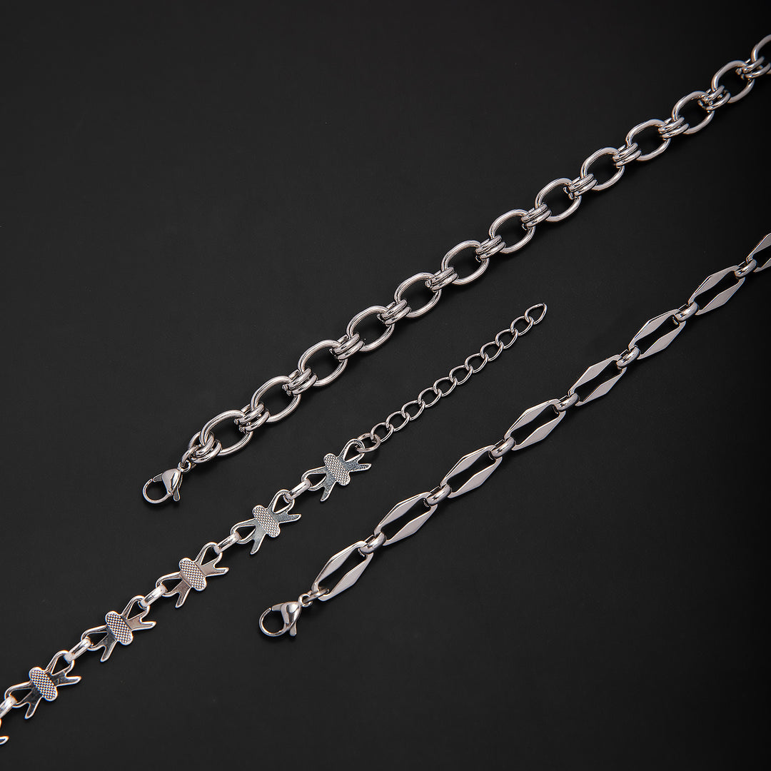Elegante geometrische Link-Armband Karnz
