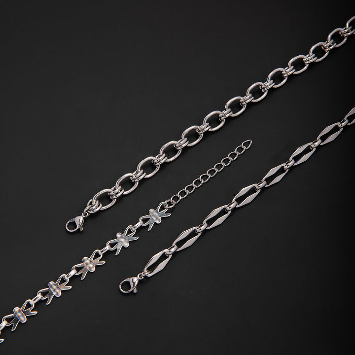 Elegante geometrische Link-Armband Karnz