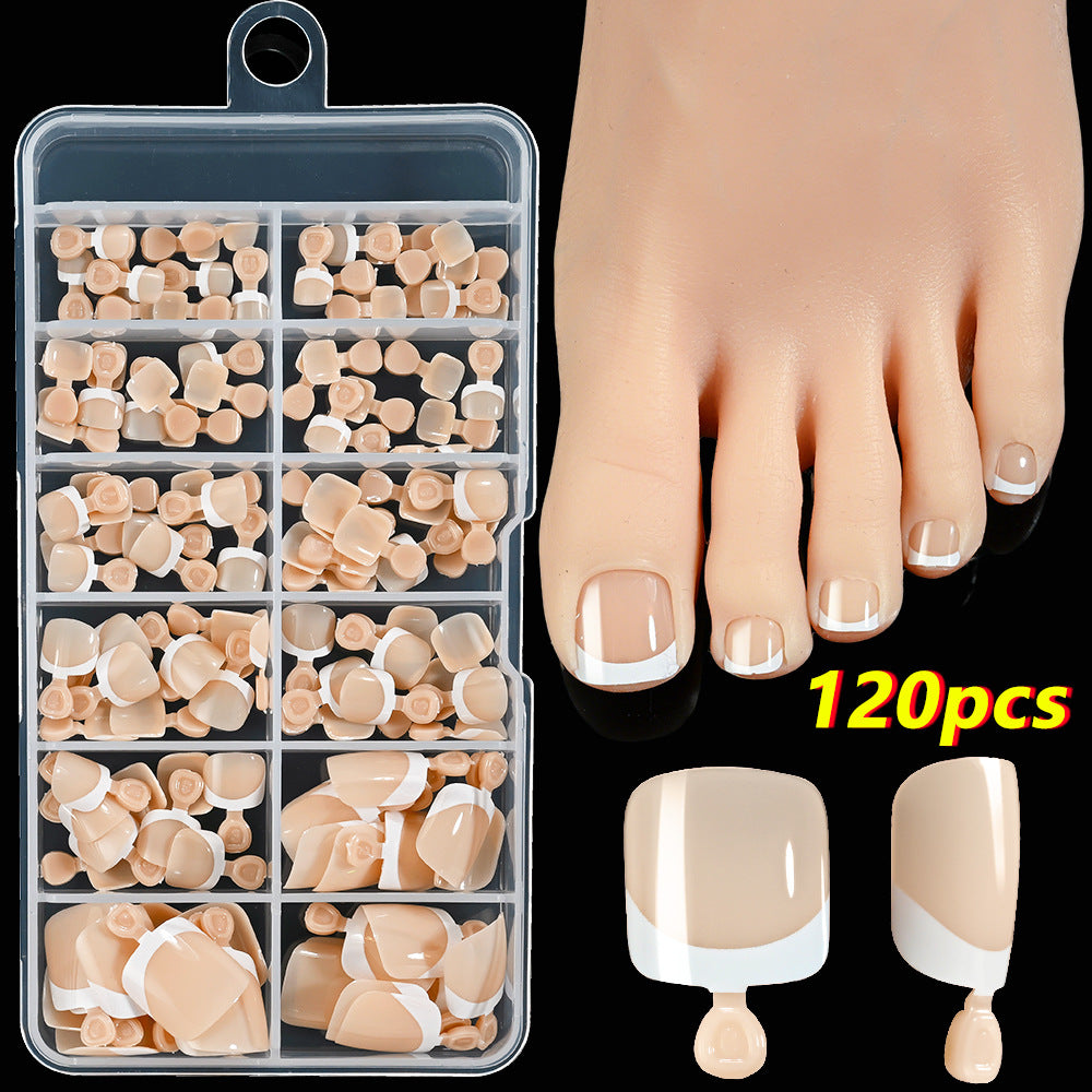 French Tip Gel Fußnagel Set Karnz