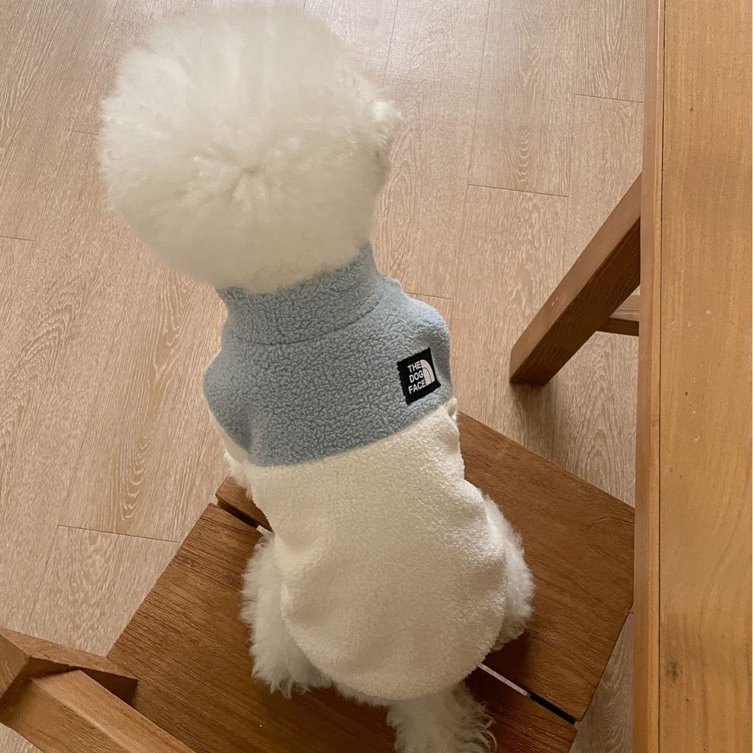 Plüsch Sherpa Fleece Wendbarer Hundepullover Geschirr