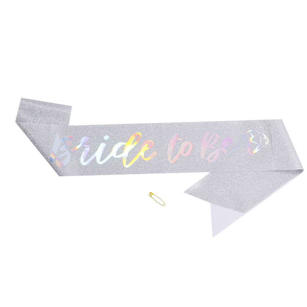 Damen Glitzernde Braut-Schärpe Karnz