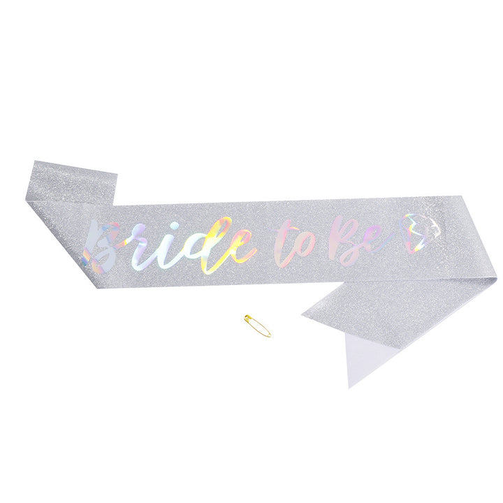Damen Glitzernde Braut-Schärpe Karnz