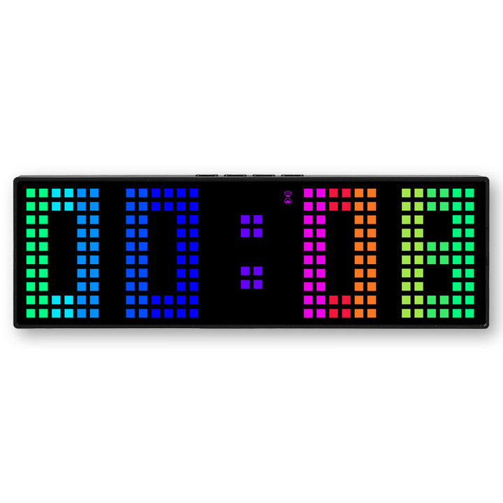 Digitaler LED-Wecker mit Farbwechsel Karnz