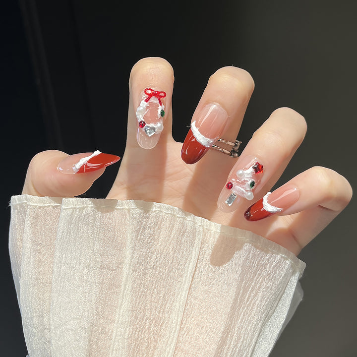 Urlaubs-Themen Press-On Nagelkunst Karnz
