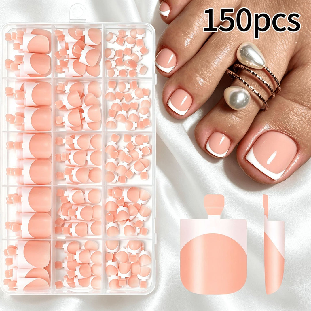 Premium Französisches Tip Kunstnagelset Karnz