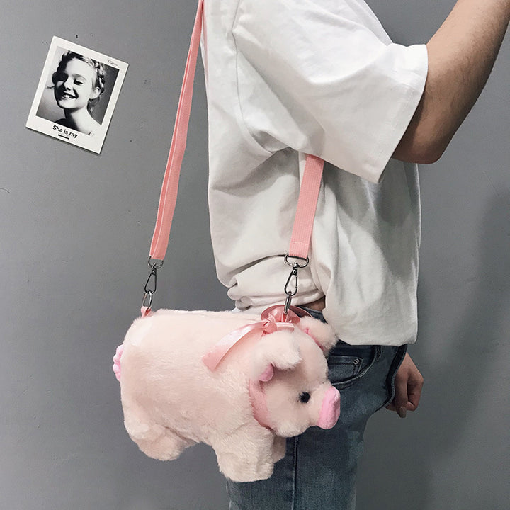 Plüsch Schwein-Themen Umhängetasche