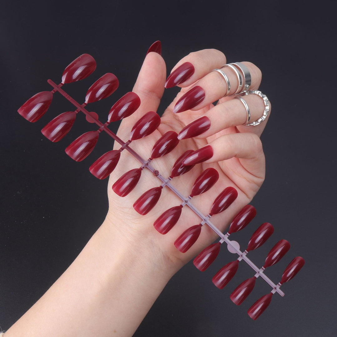 Premium Glossy Press-On Nail Tips Karnz