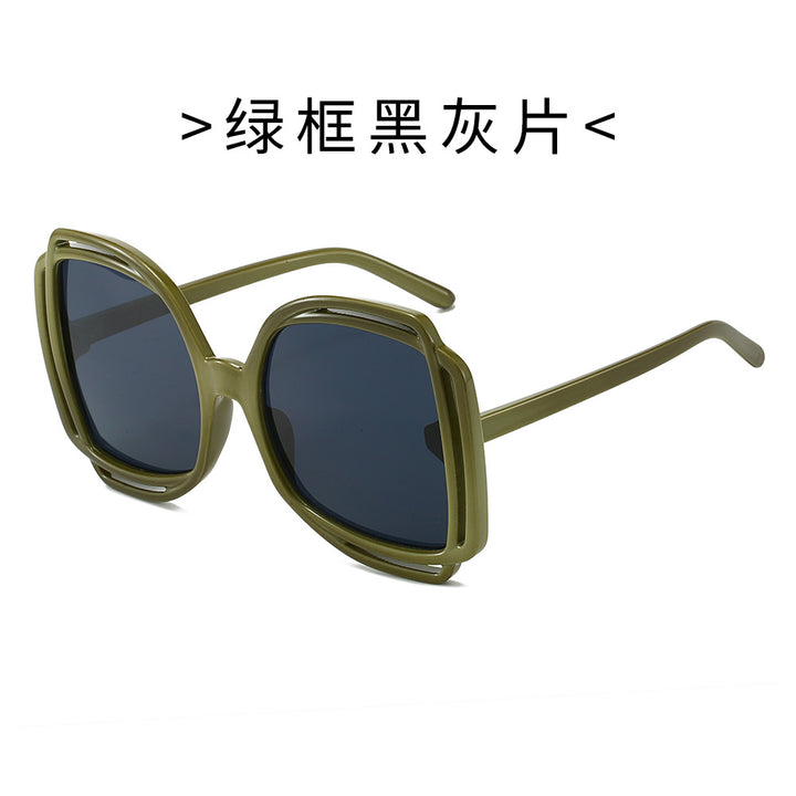Damen Fashion Sonnenbrille mit modernem Rahmen Karnz
