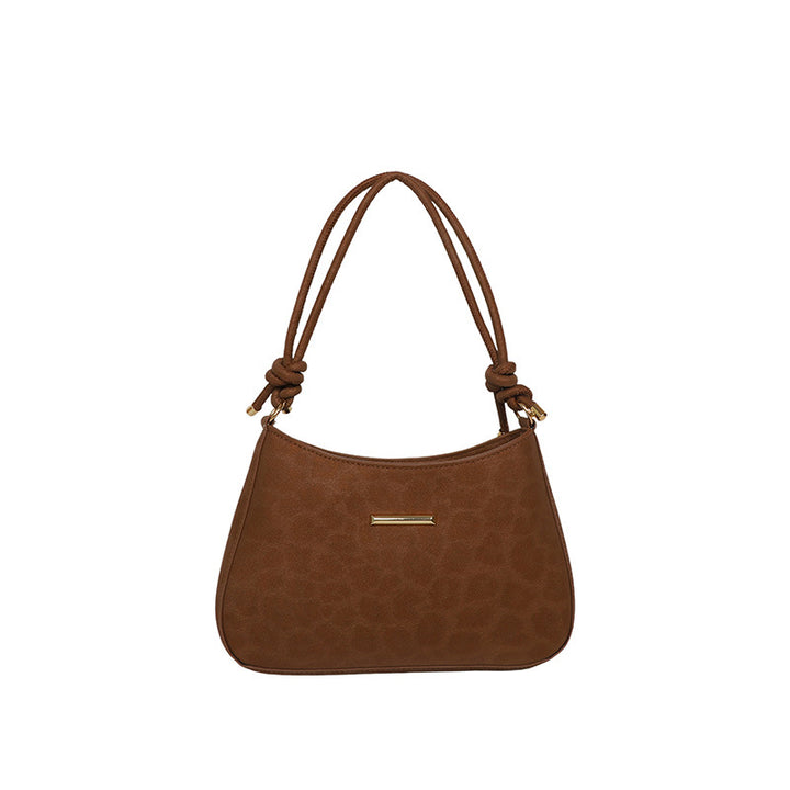 Elegante Glatte Leder Handtasche
