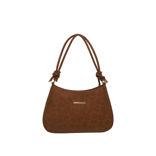 Elegante Glatte Leder Handtasche