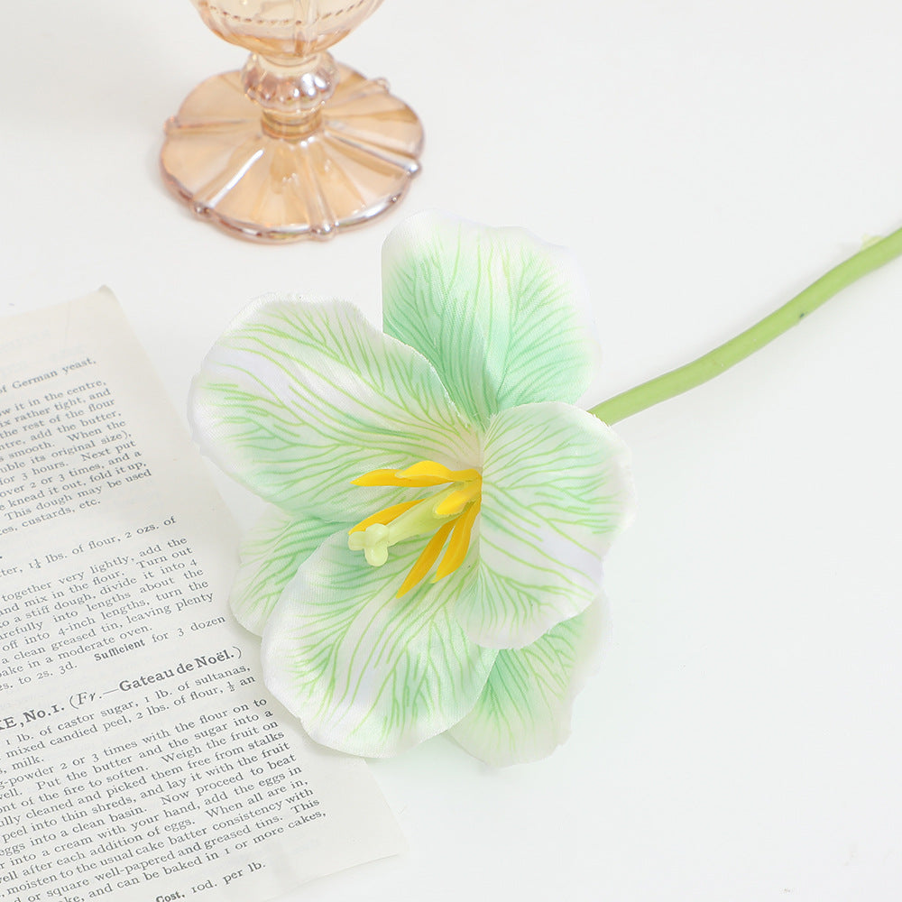 Künstlicher Orchideenblütenzweig mit detailreichen Blüten Karnz