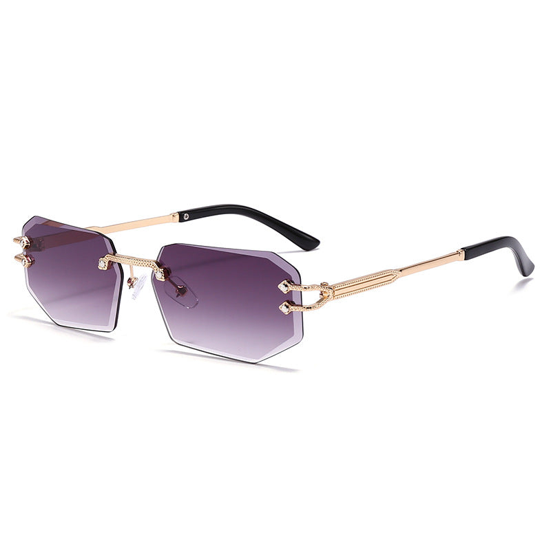 Damen modische Sonnenbrille mit elegantem achteckigem Rahmen Karnz