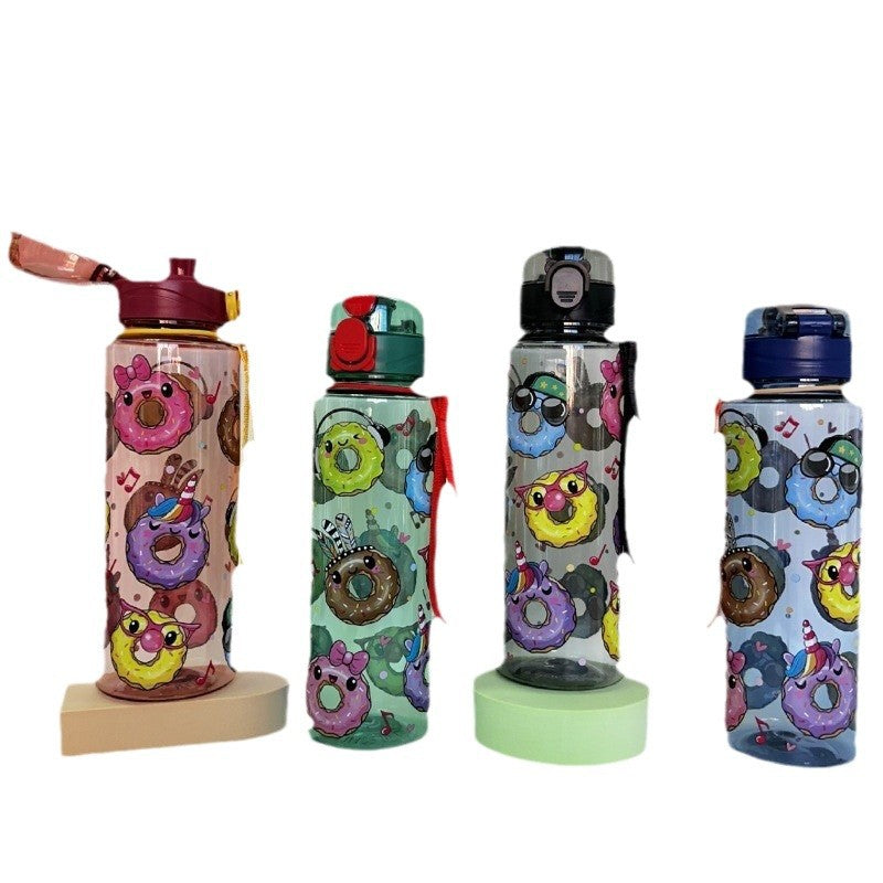 Damen lustige Trinkflasche mit Motivdruck Karnz