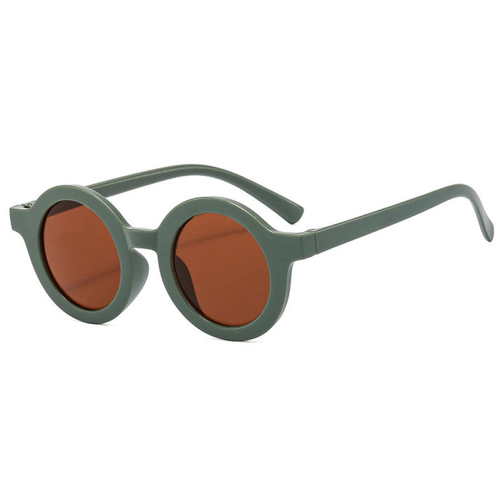 Vintage runde Rahmen Sonnenbrille Karnz