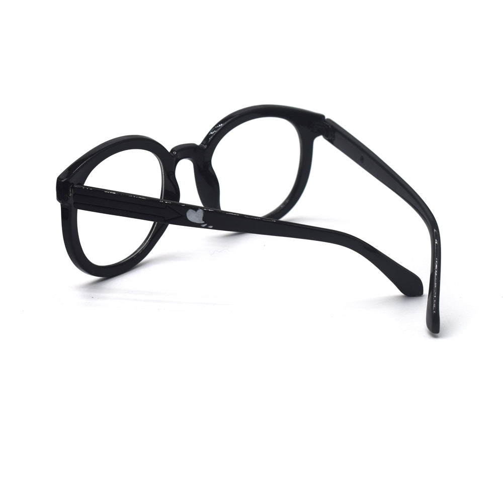 Trendige herzbedruckte Katzenaugenbrille Karnz