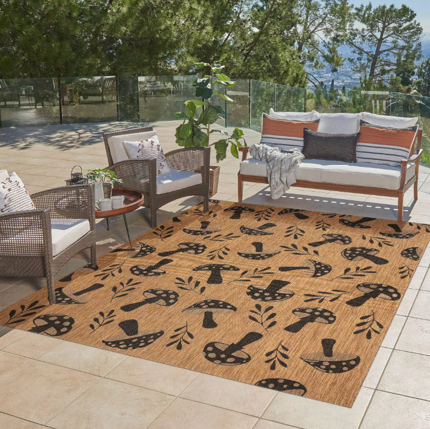 Mehrfarbiger Outdoor-Teppich