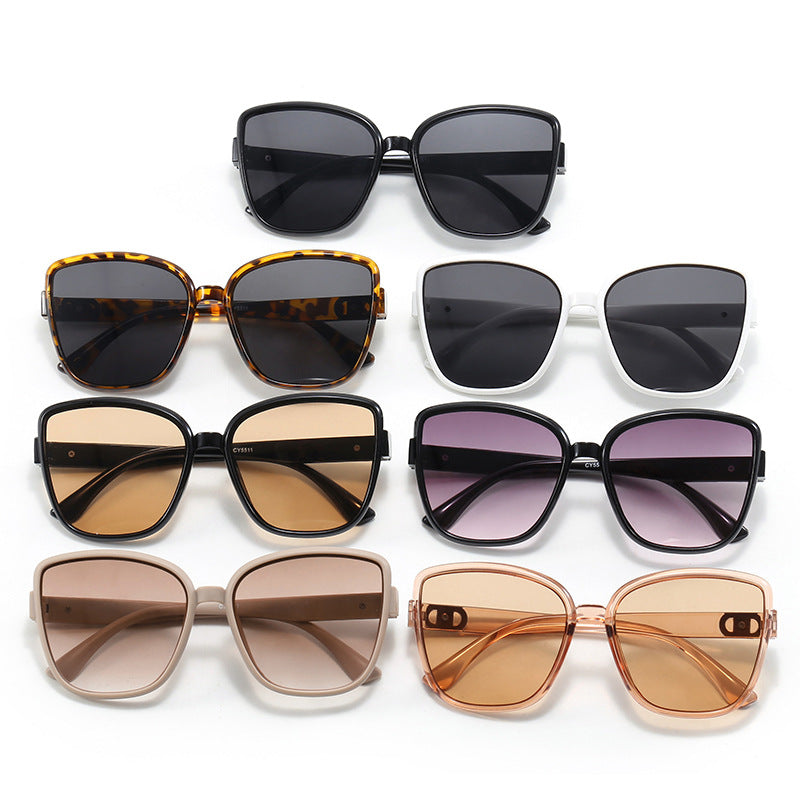 Damen elegante Oversized-Sonnenbrille im modernen Design Karnz