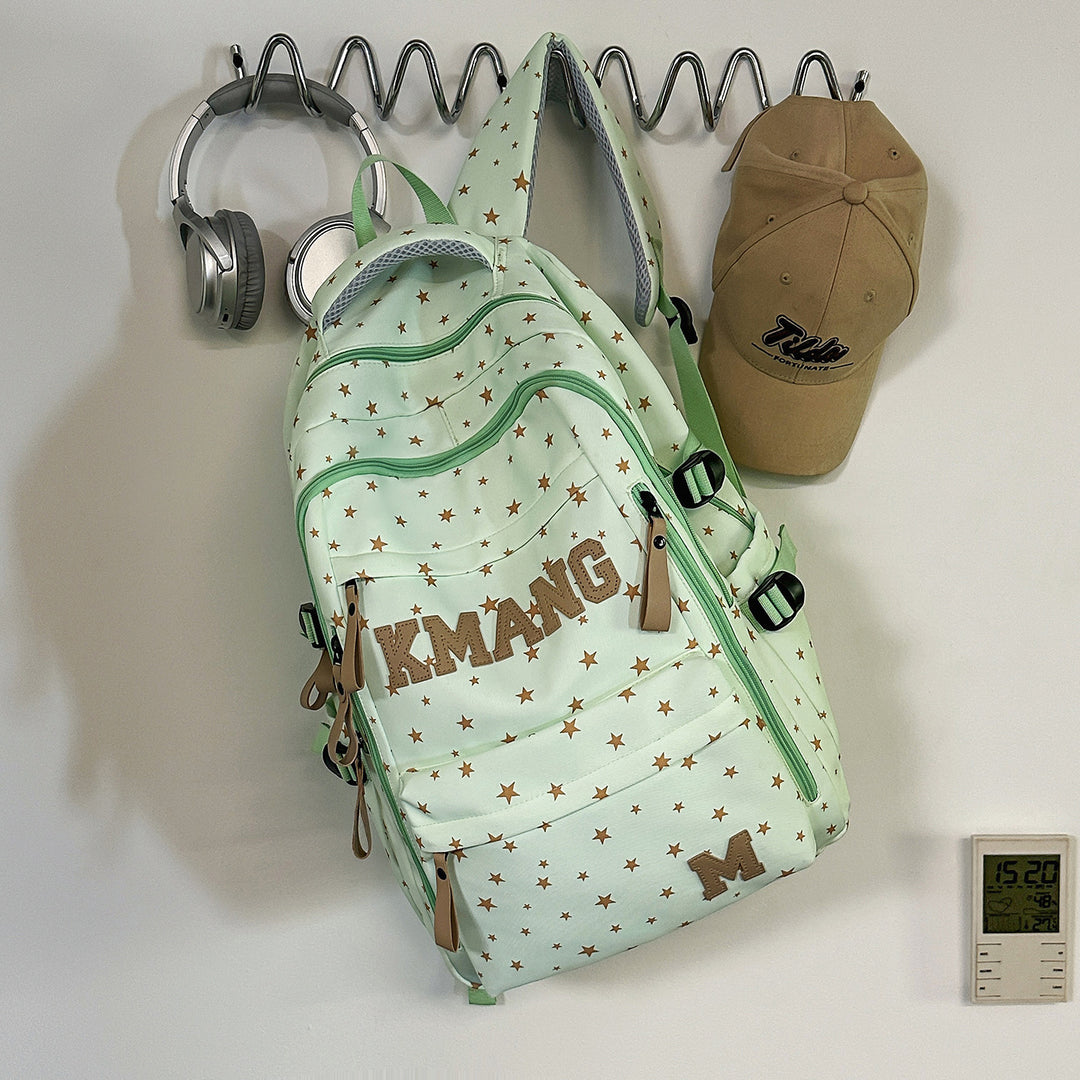 Trendiger Sternmuster-Rucksack Karnz