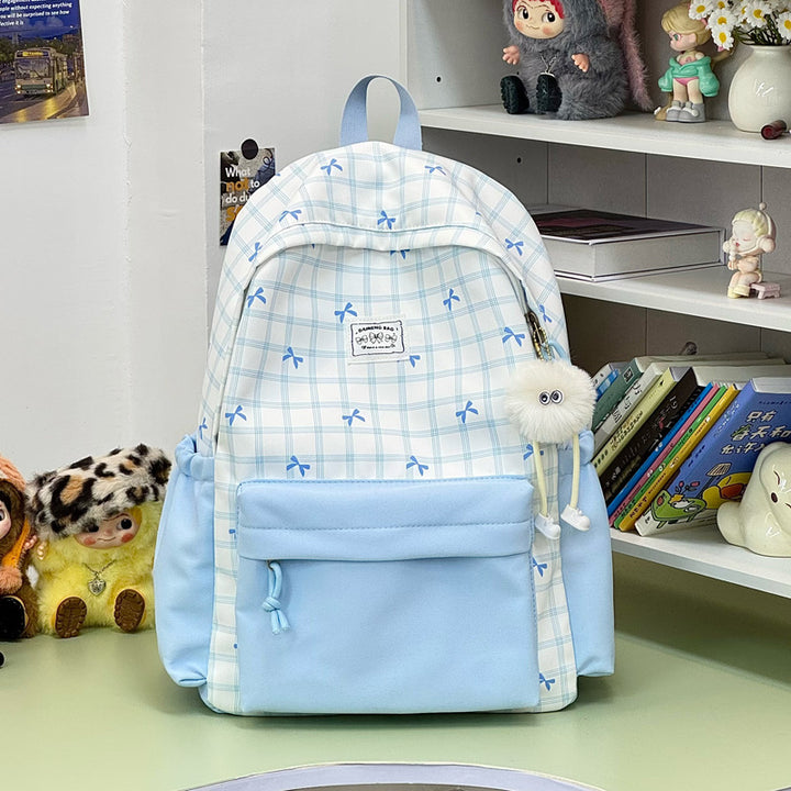 Stylischer kariert Rucksack