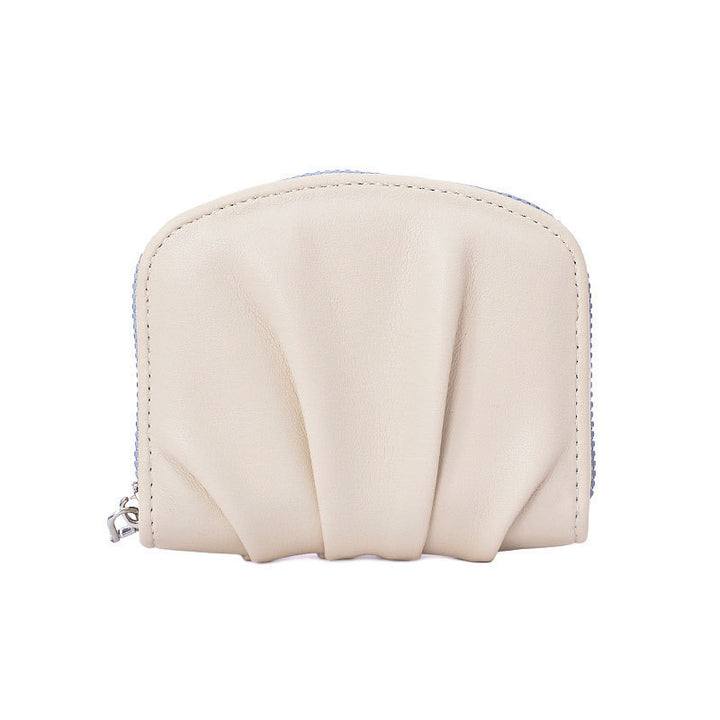 Elegante strukturierte Leder-Münztasche Karnz