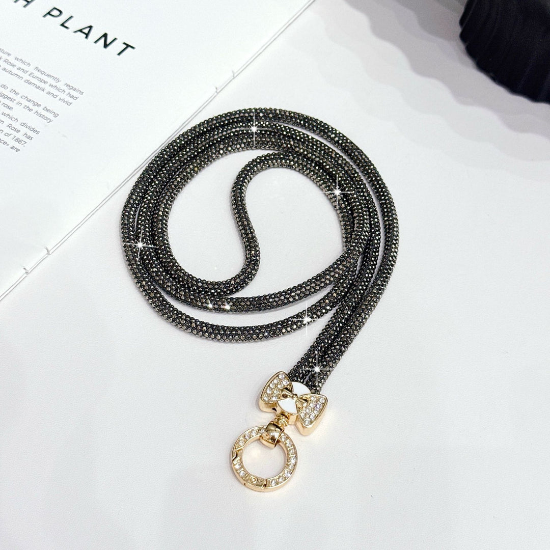 Elegante Strass-Brillen Kette Karnz