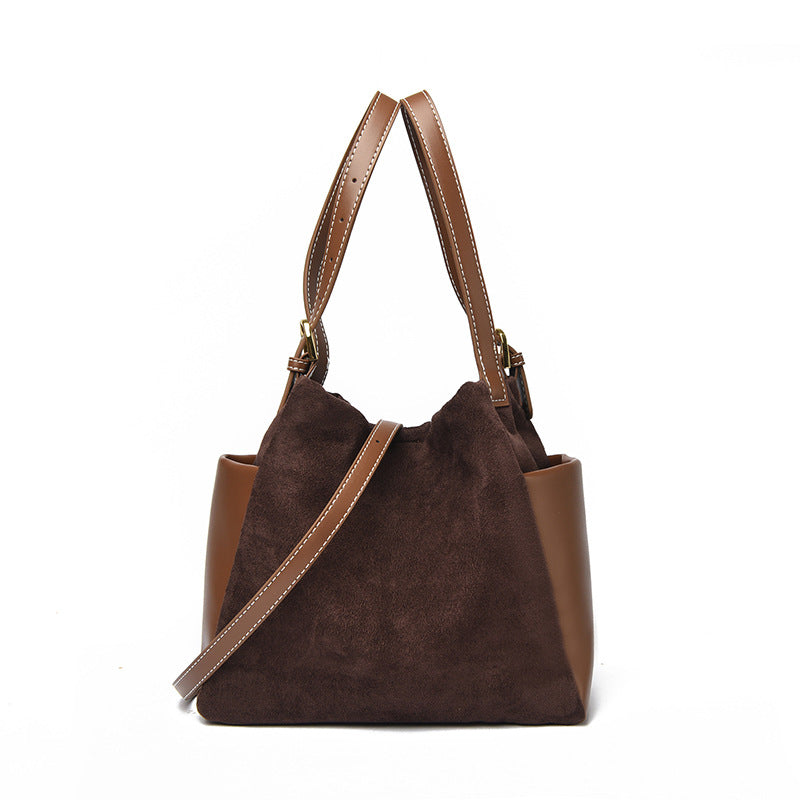 Suede Bucket Handtasche Karnz