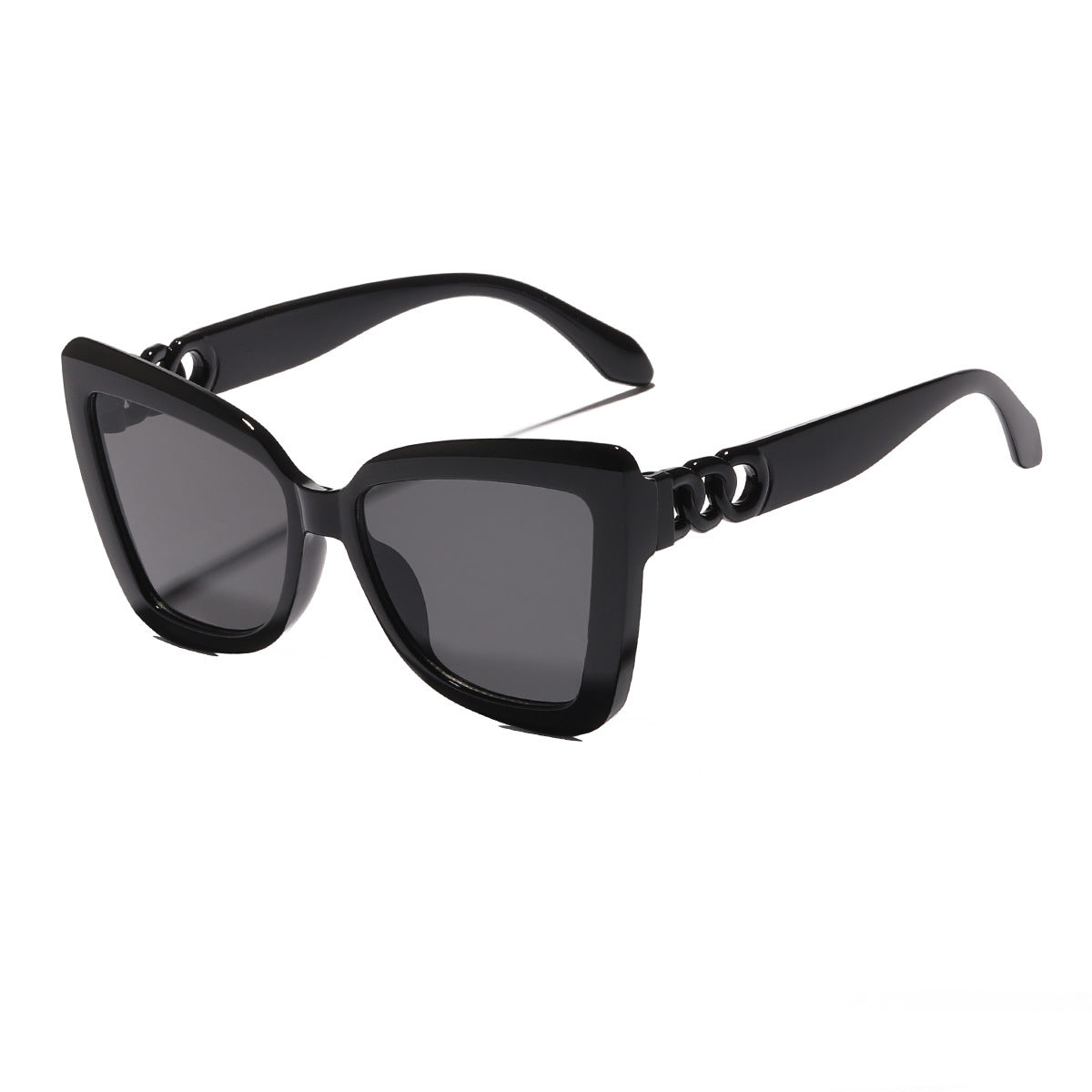 Damen modische Sonnenbrille mit auffälligem Design und robustem Rahmen Karnz