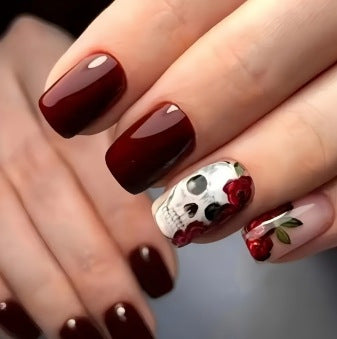 Künstlerische Halloween-Themen Nagelkunst Karnz 1789915324