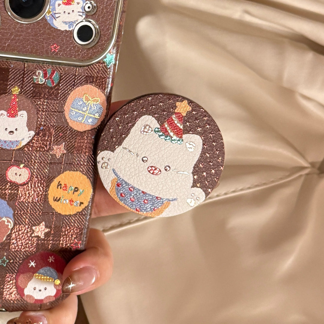 Smartphone Halter im niedlichen Katzenmotiv Karnz