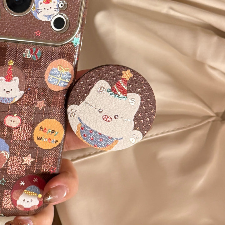 Smartphone Halter im niedlichen Katzenmotiv Karnz