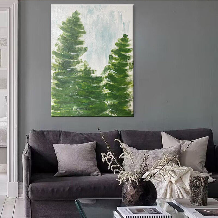 Abstrakte naturthemenbasierte Leinwandkunst