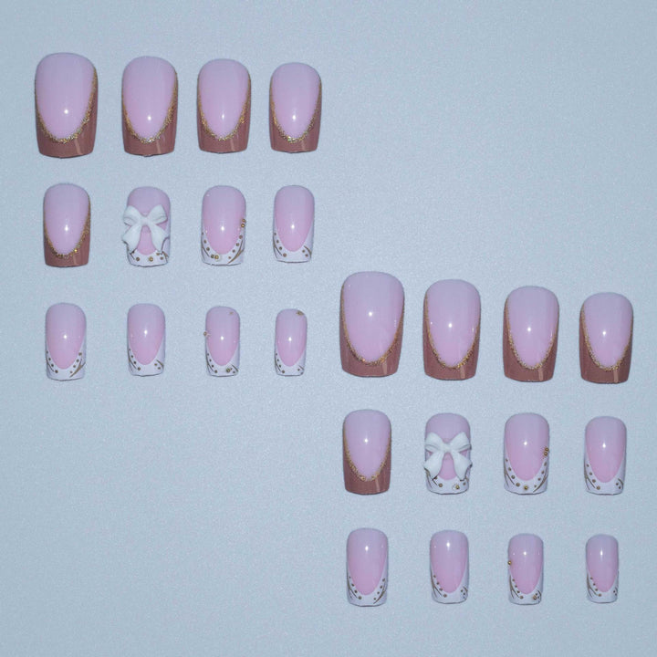 Elegantes Französisch Tipp Nagelkunstset