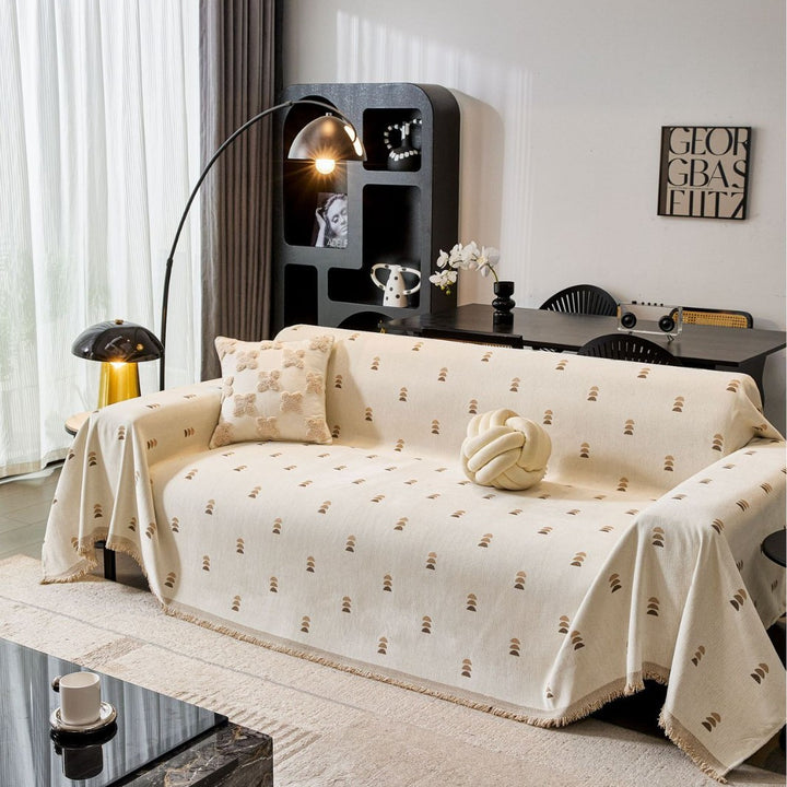 Elegante Texturierte Sofa-Decke