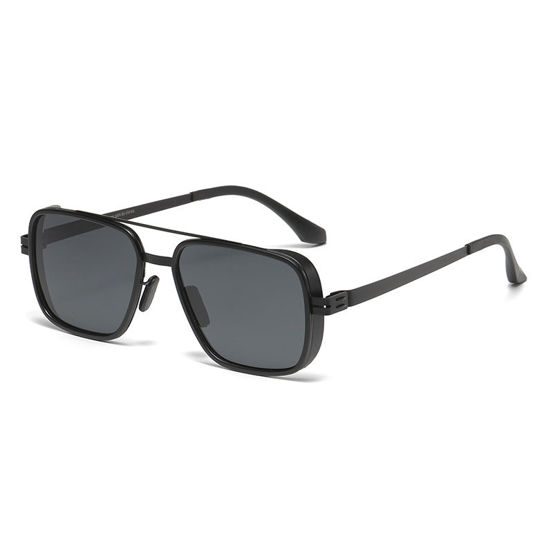 Herren Premium Sonnenbrille im modernen quadratischen Design Karnz