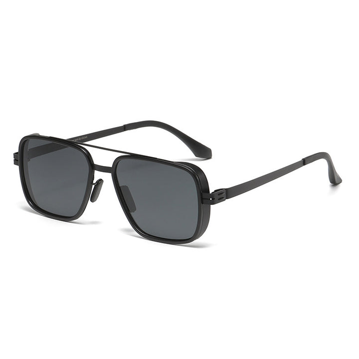 Herren Premium Sonnenbrille im modernen quadratischen Design Karnz